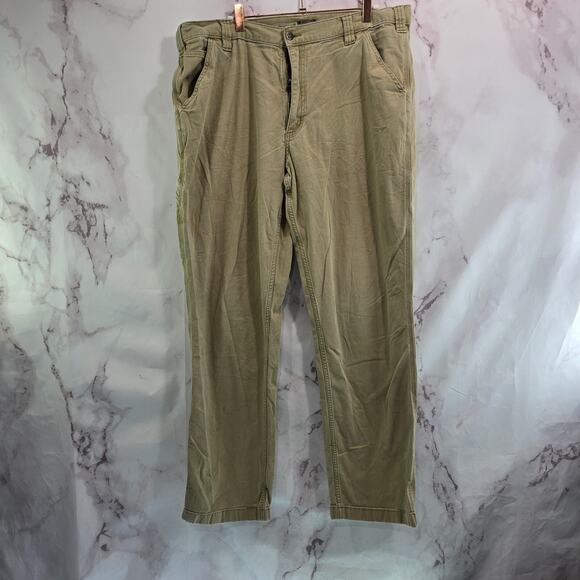 Carhartt Pants Mens 38 X 34 Khaki Tan Canvas Straight Chino Relaxed Fit Read - Picture 7 of 14